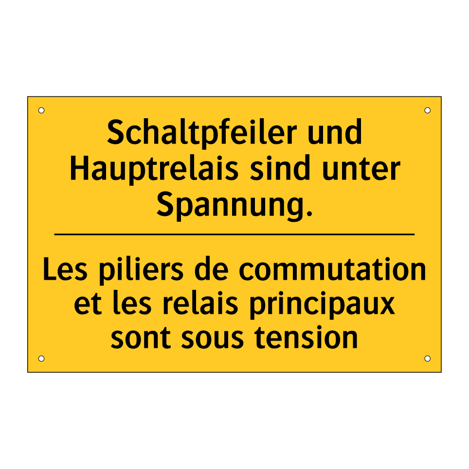 Schaltpfeiler und Hauptrelais  /.../ - Les piliers de commutation et  /.../