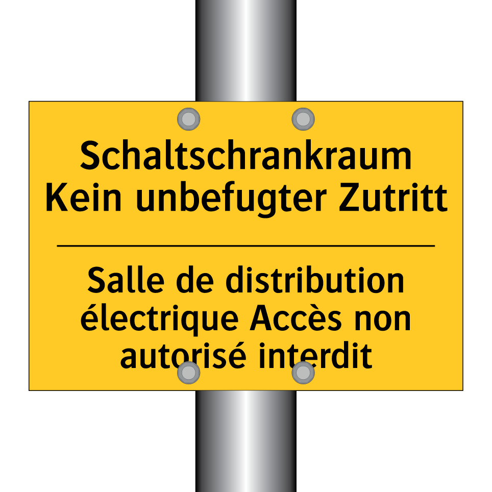 Schaltschrankraum Kein unbefugter  /.../ - Salle de distribution électrique  /.../