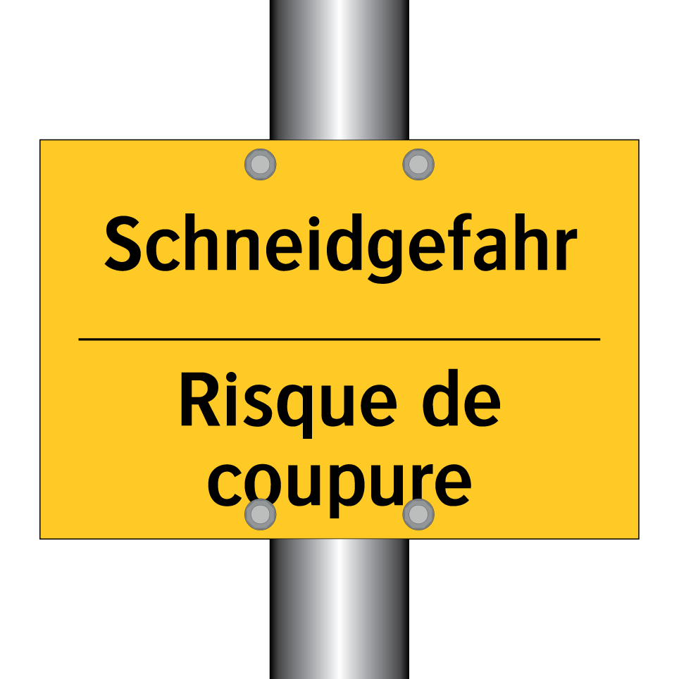 Schneidgefahr - Risque de coupure