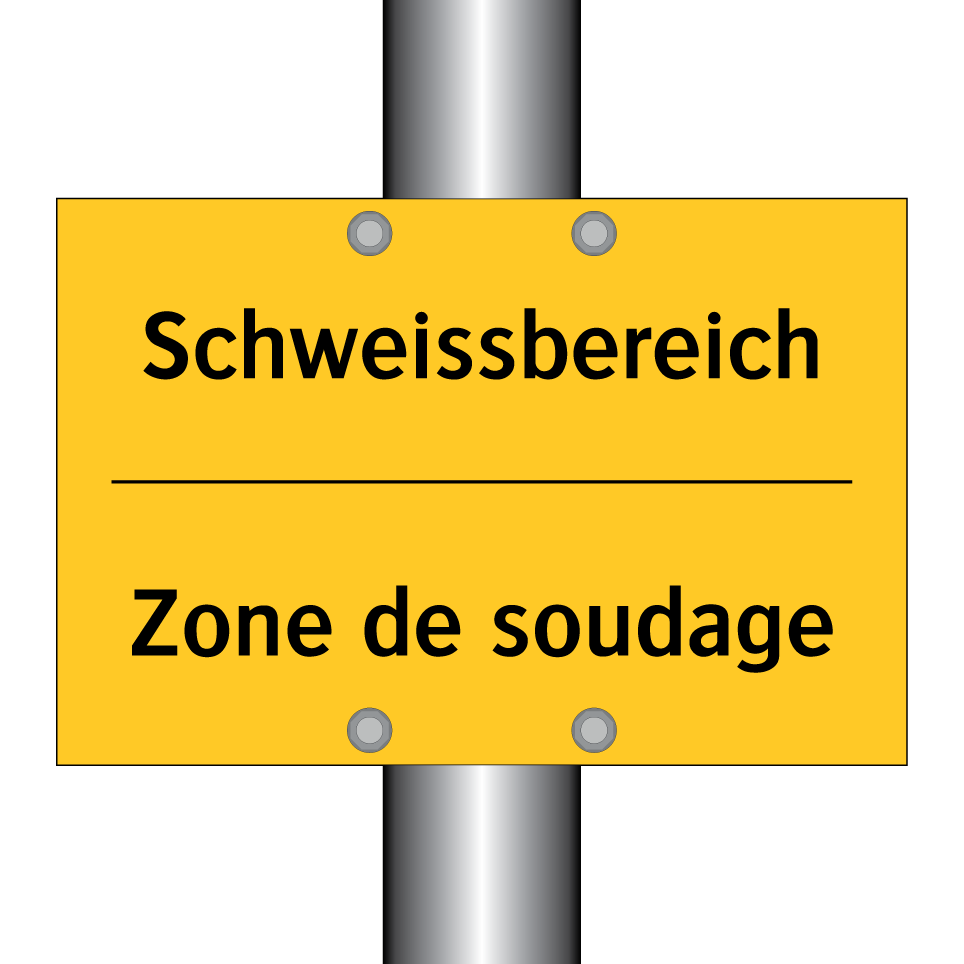 Schweissbereich - Zone de soudage