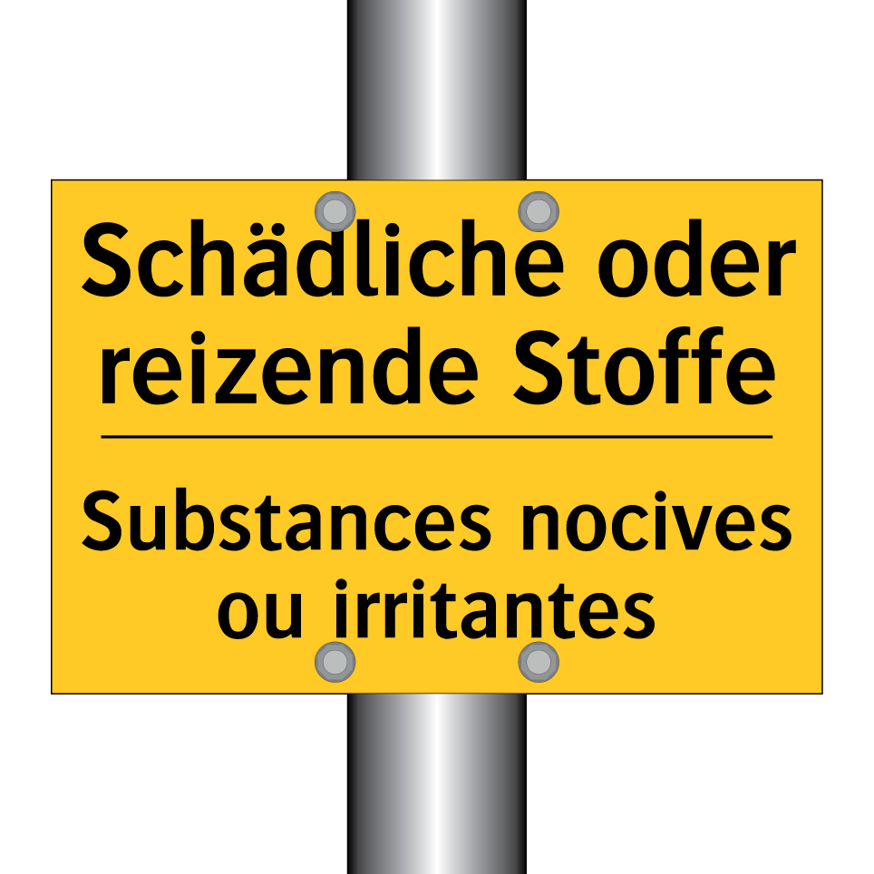 Schädliche oder reizende Stoffe /.../ - Substances nocives ou irritantes /.../