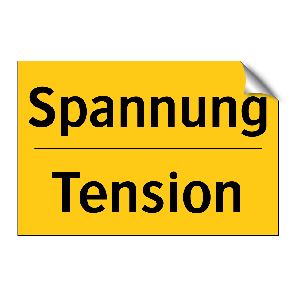 Spannung - Tension