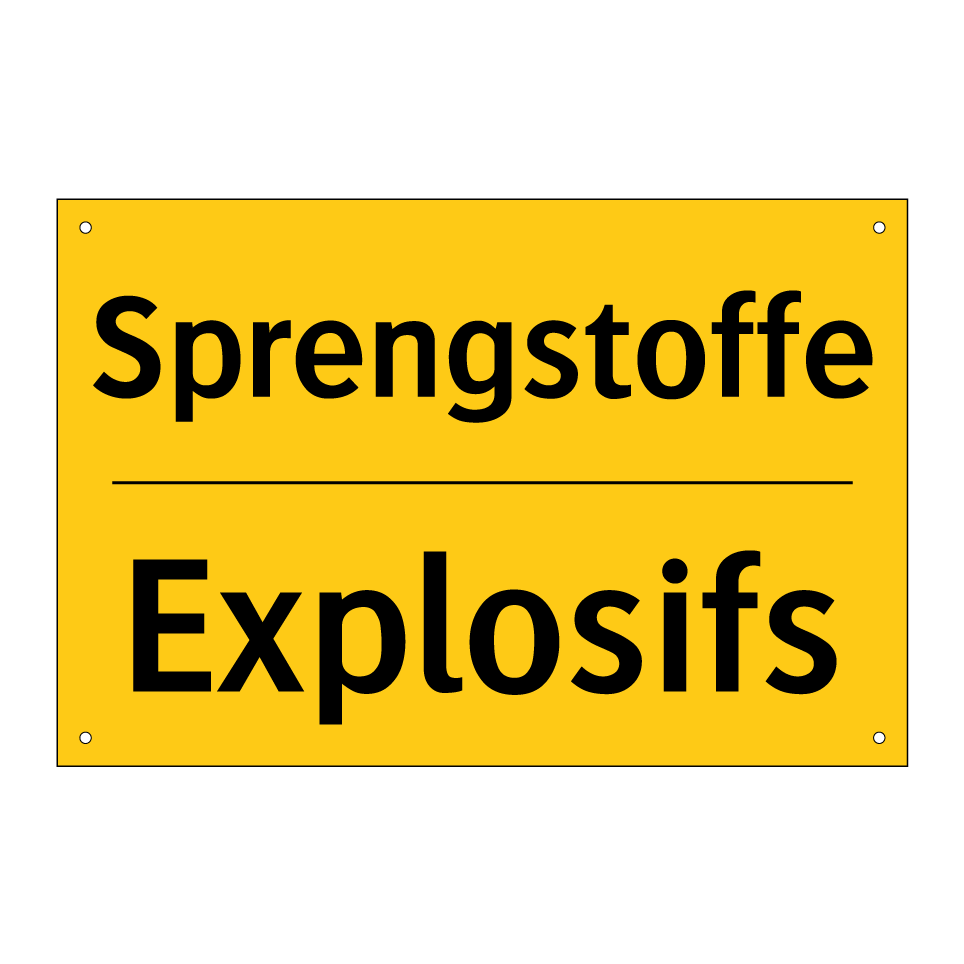 Sprengstoffe - Explosifs