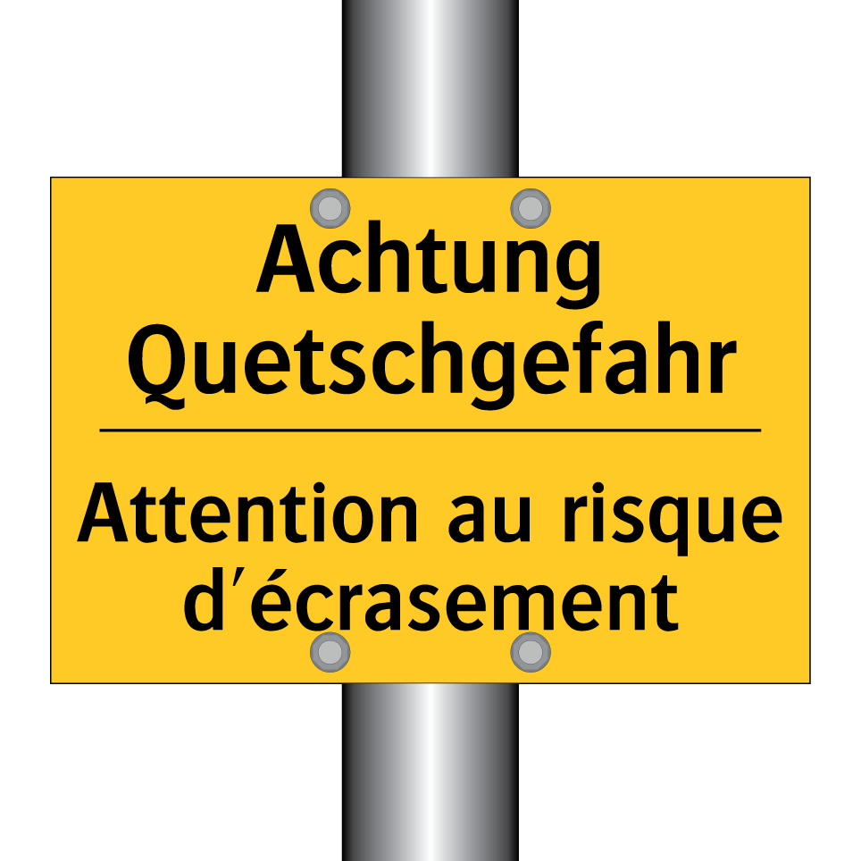 Achtung Quetschgefahr - Attention au risque d'écrasement /.../
