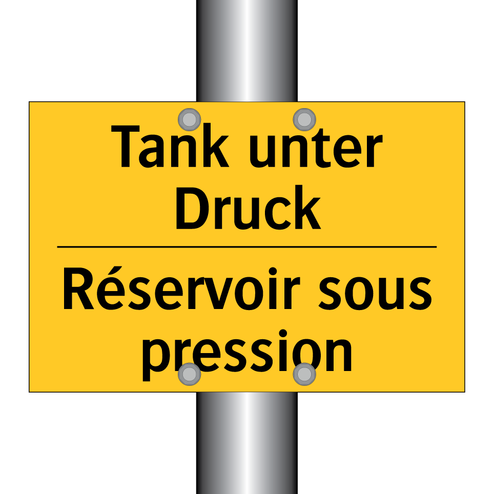 Tank unter Druck - Réservoir sous pression