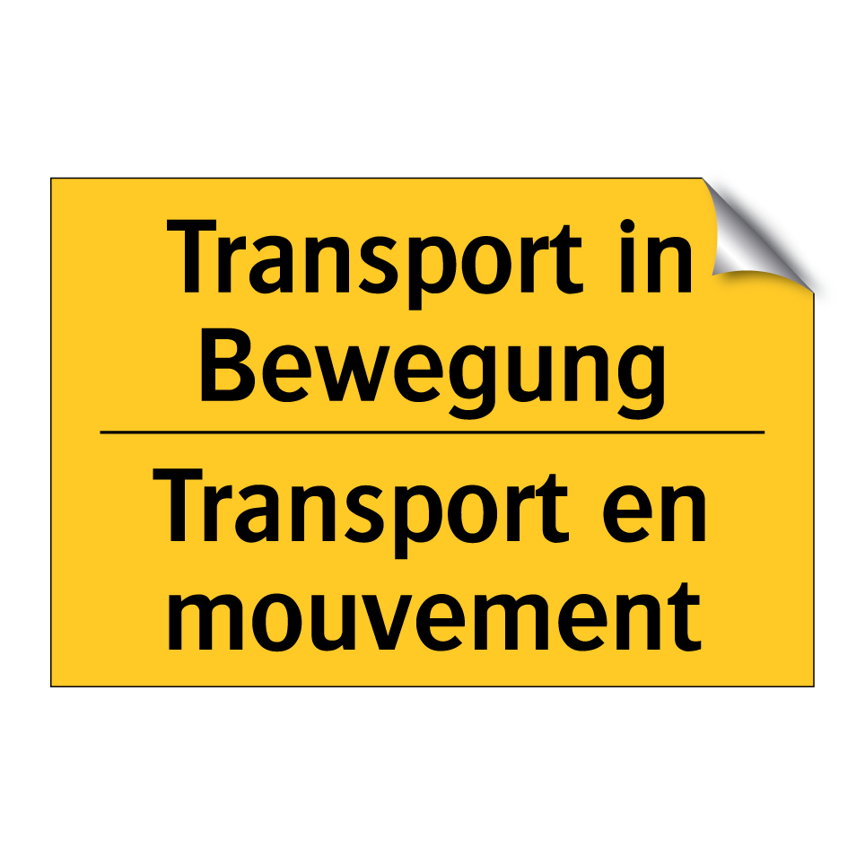 Transport in Bewegung - Transport en mouvement