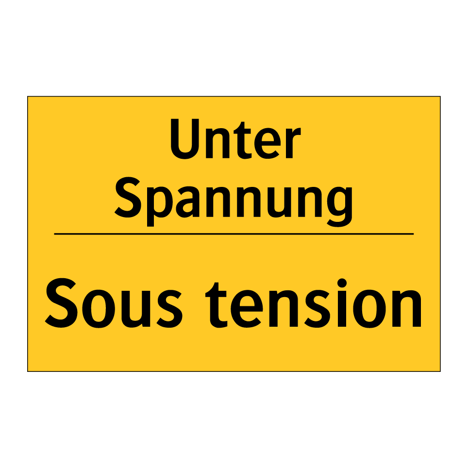 Unter Spannung - Sous tension