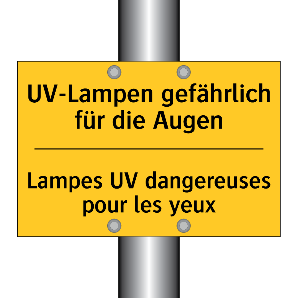 UV-Lampen gefährlich für die Augen /.../ - Lampes UV dangereuses pour les  /.../