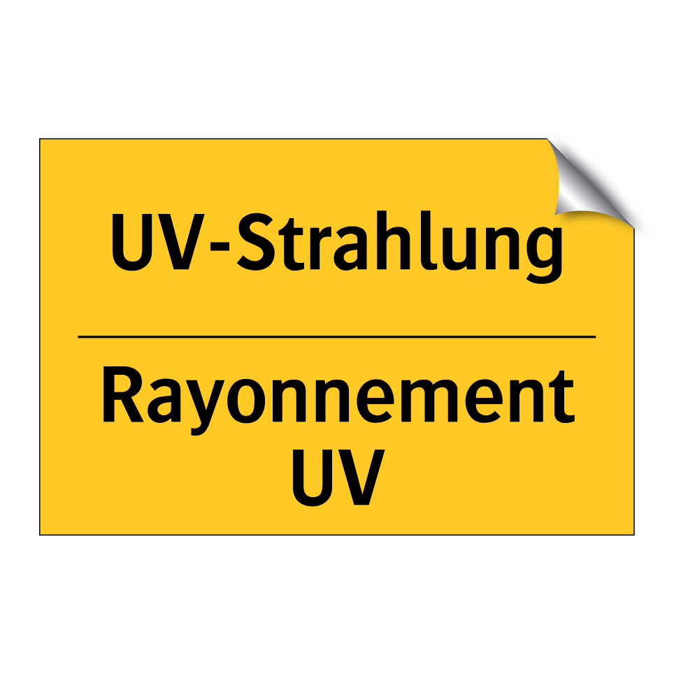 UV-Strahlung - Rayonnement UV