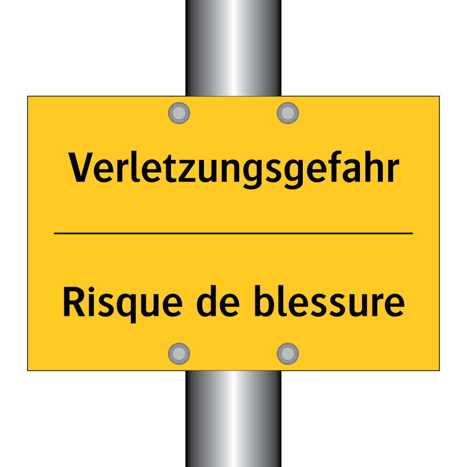 Verletzungsgefahr - Risque de blessure