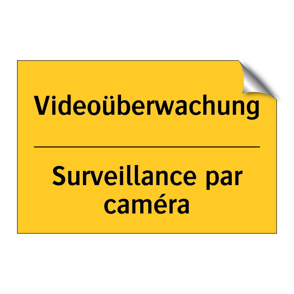 Videoüberwachung - Surveillance par caméra