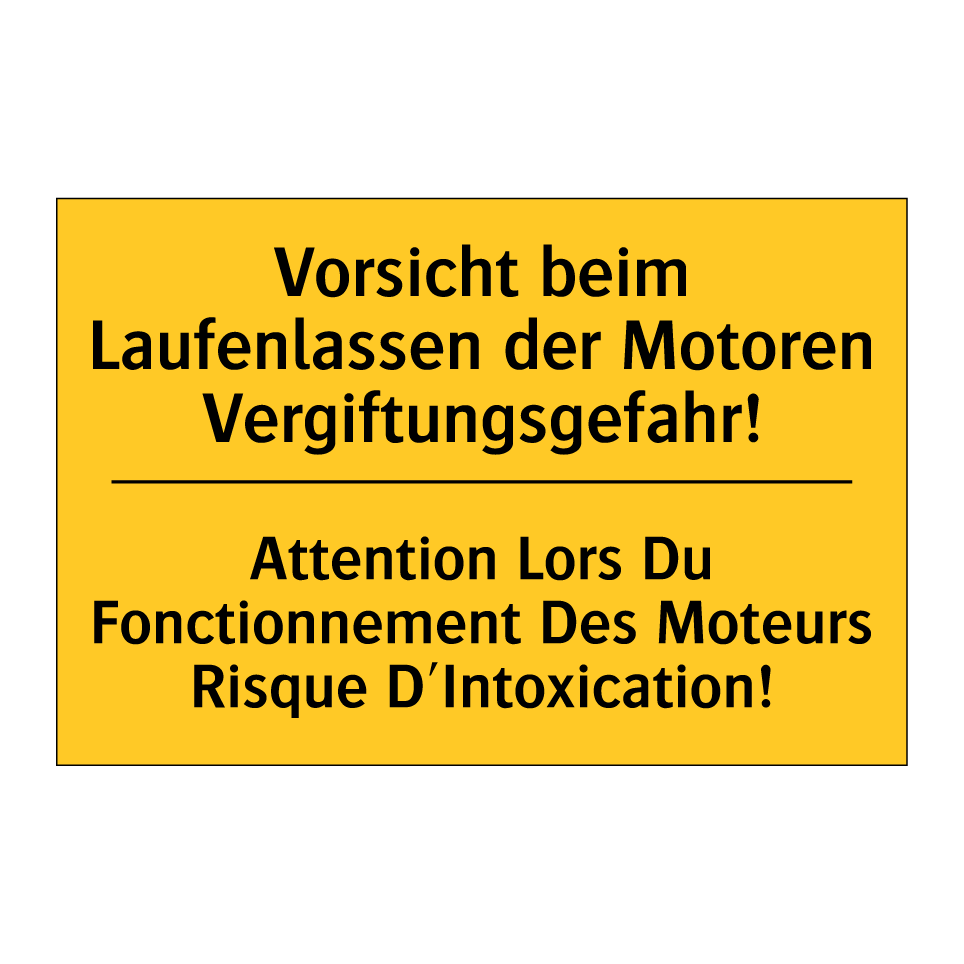 Vorsicht beim Laufenlassen der  /.../ - Attention Lors Du Fonctionnement  /.../