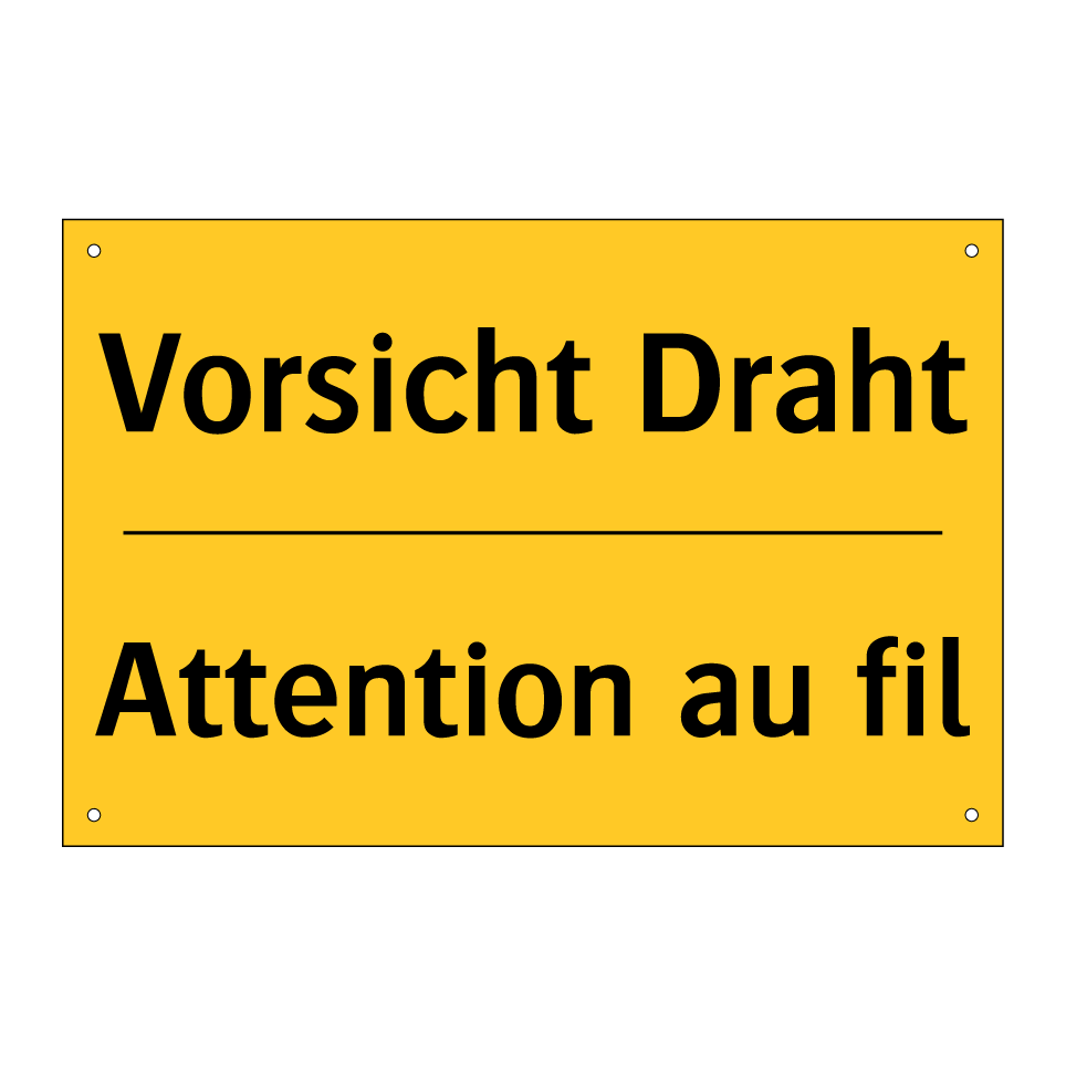 Vorsicht Draht - Attention au fil