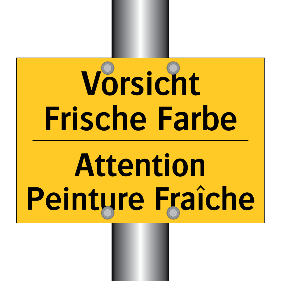 Vorsicht Frische Farbe - Attention Peinture Fraîche