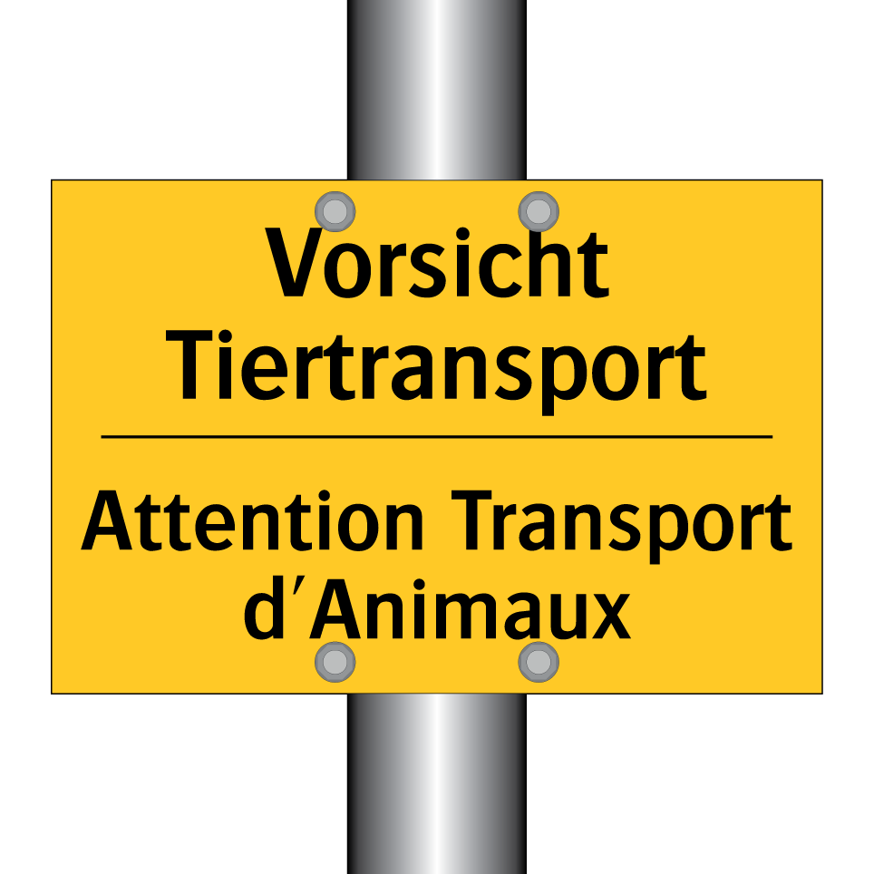 Vorsicht Tiertransport - Attention Transport d'Animaux