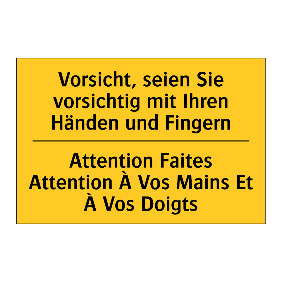 Vorsicht, seien Sie vorsichtig  /.../ - Attention Faites Attention À Vos  /.../