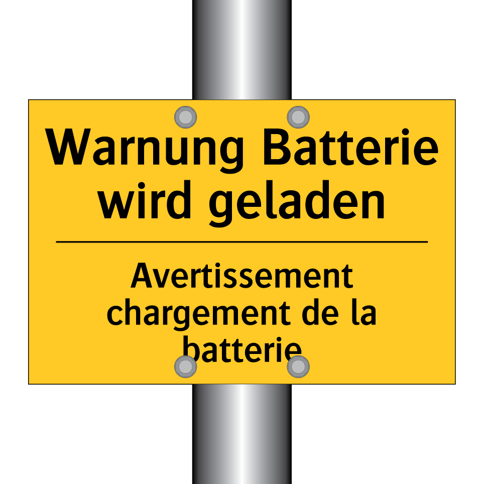 Warnung Batterie wird geladen - Avertissement chargement de la  /.../