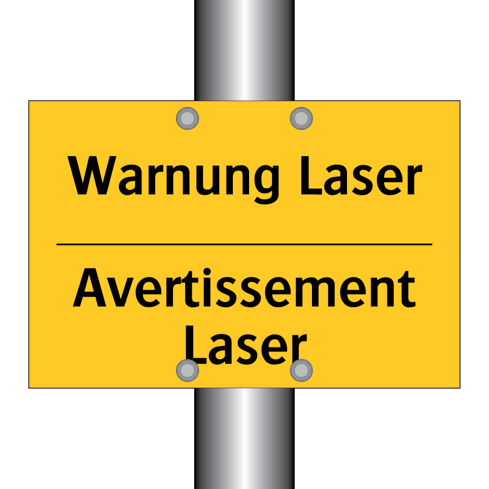 Warnung Laser - Avertissement Laser