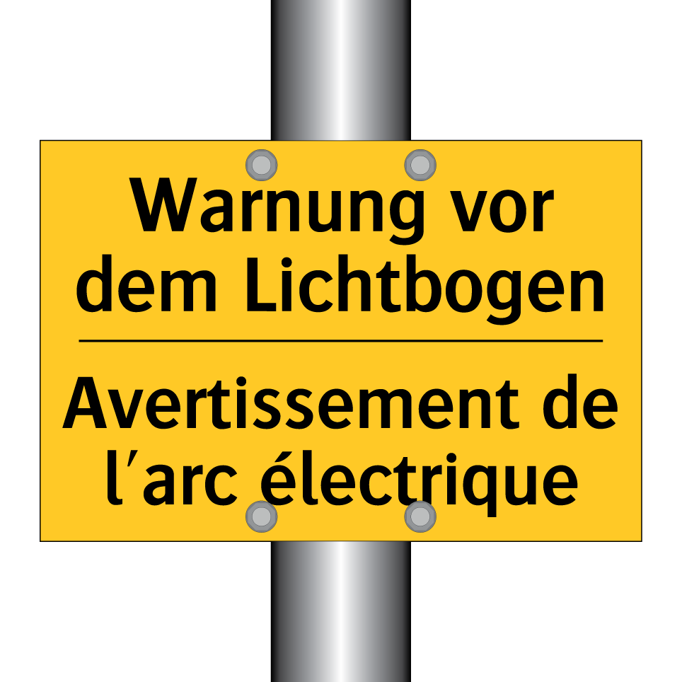 Warnung vor dem Lichtbogen - Avertissement de l'arc électrique /.../