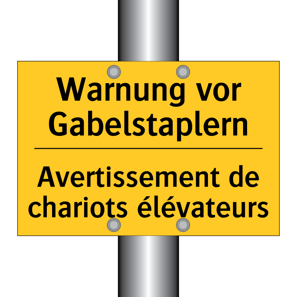 Warnung vor Gabelstaplern - Avertissement de chariots élévateurs /.../