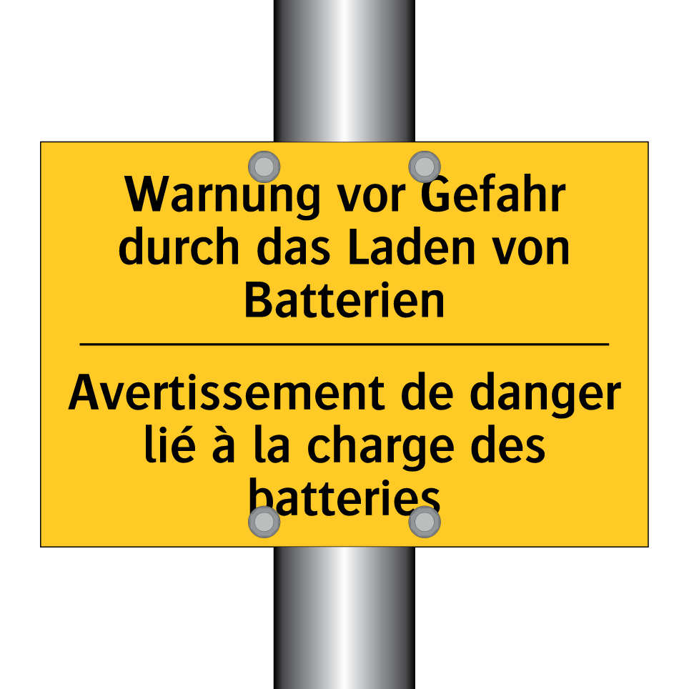 Warnung vor Gefahr durch das Laden  /.../ - Avertissement de danger lié à  /.../