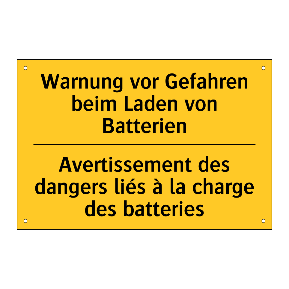 Warnung vor Gefahren beim Laden  /.../ - Avertissement des dangers liés  /.../