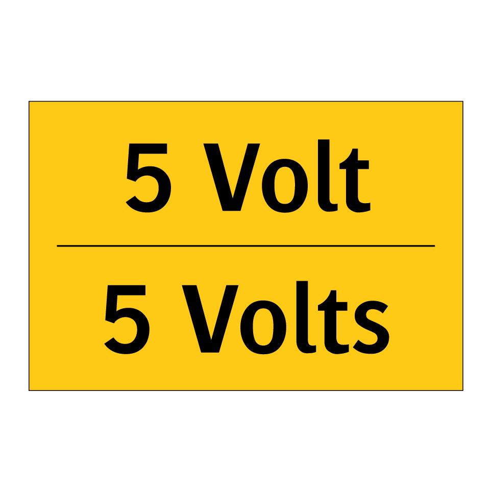 5 Volt - 5 Volts