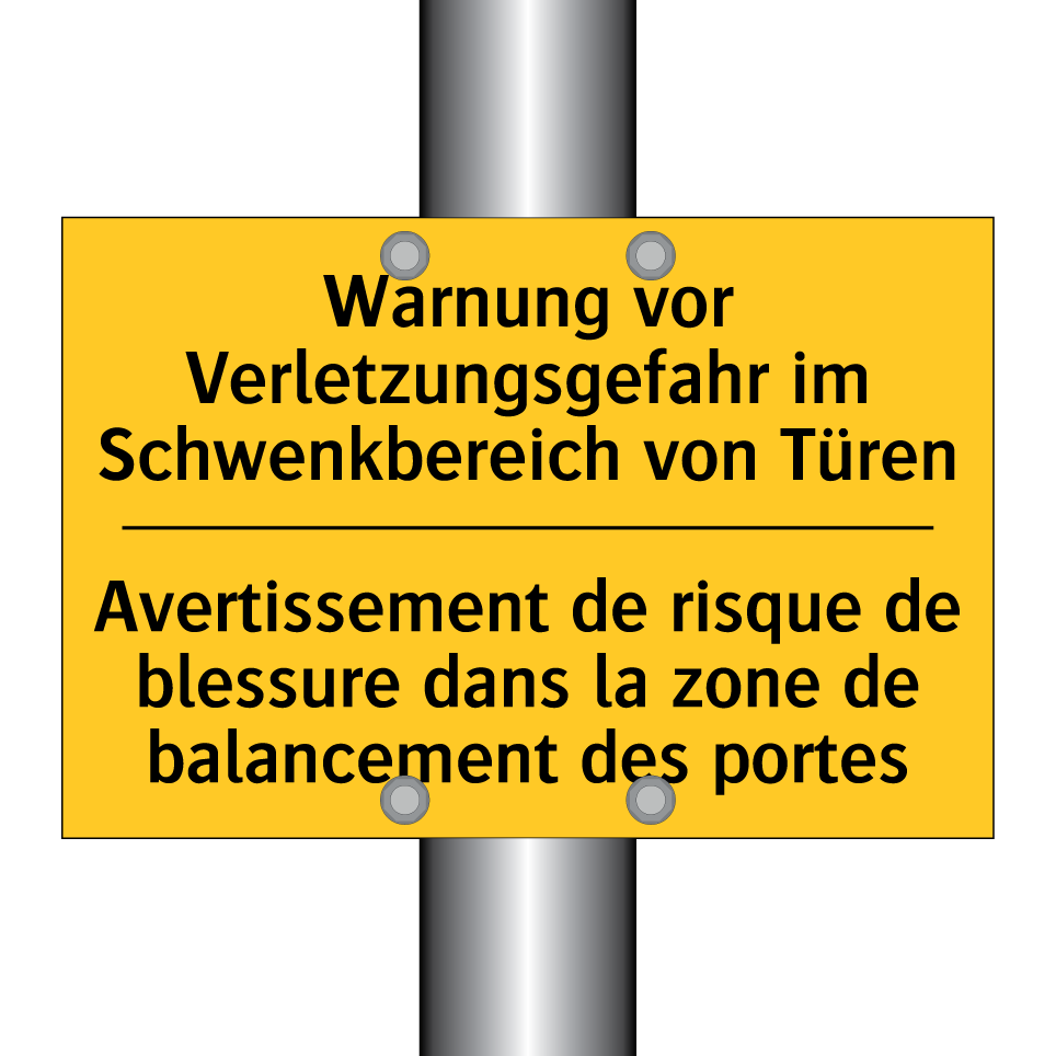 Warnung vor Verletzungsgefahr  /.../ - Avertissement de risque de blessure  /.../