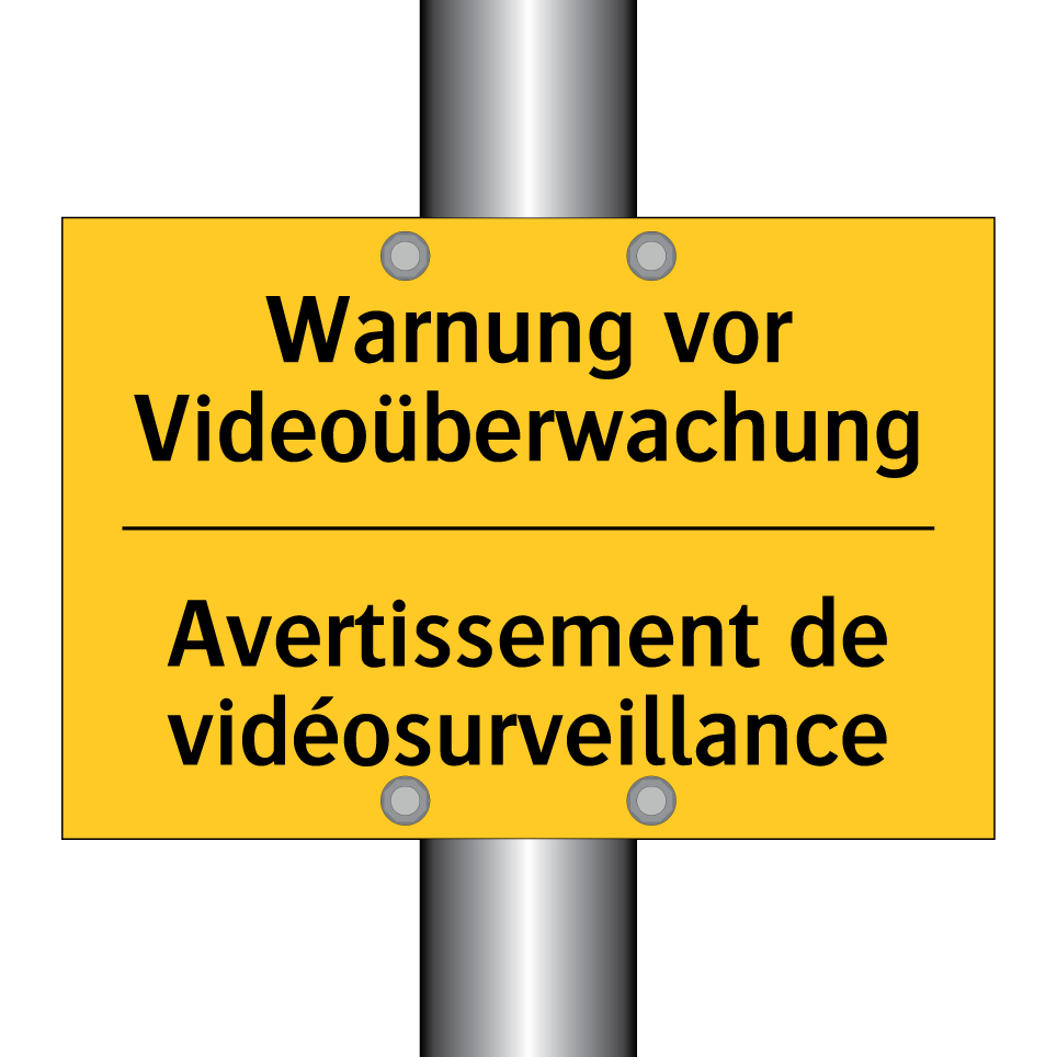Warnung vor Videoüberwachung - Avertissement de vidéosurveillance /.../