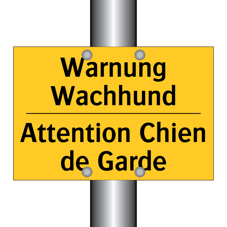 Warnung Wachhund - Attention Chien de Garde