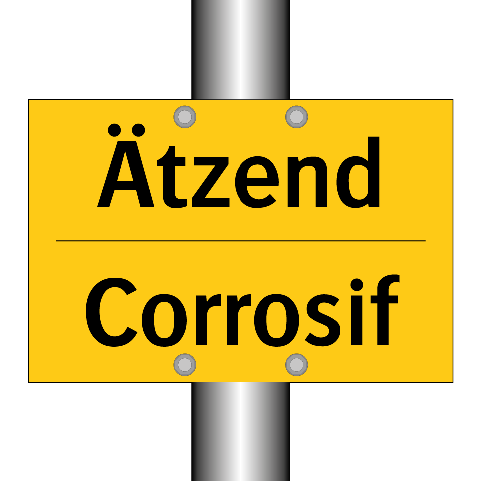 Ätzend - Corrosif