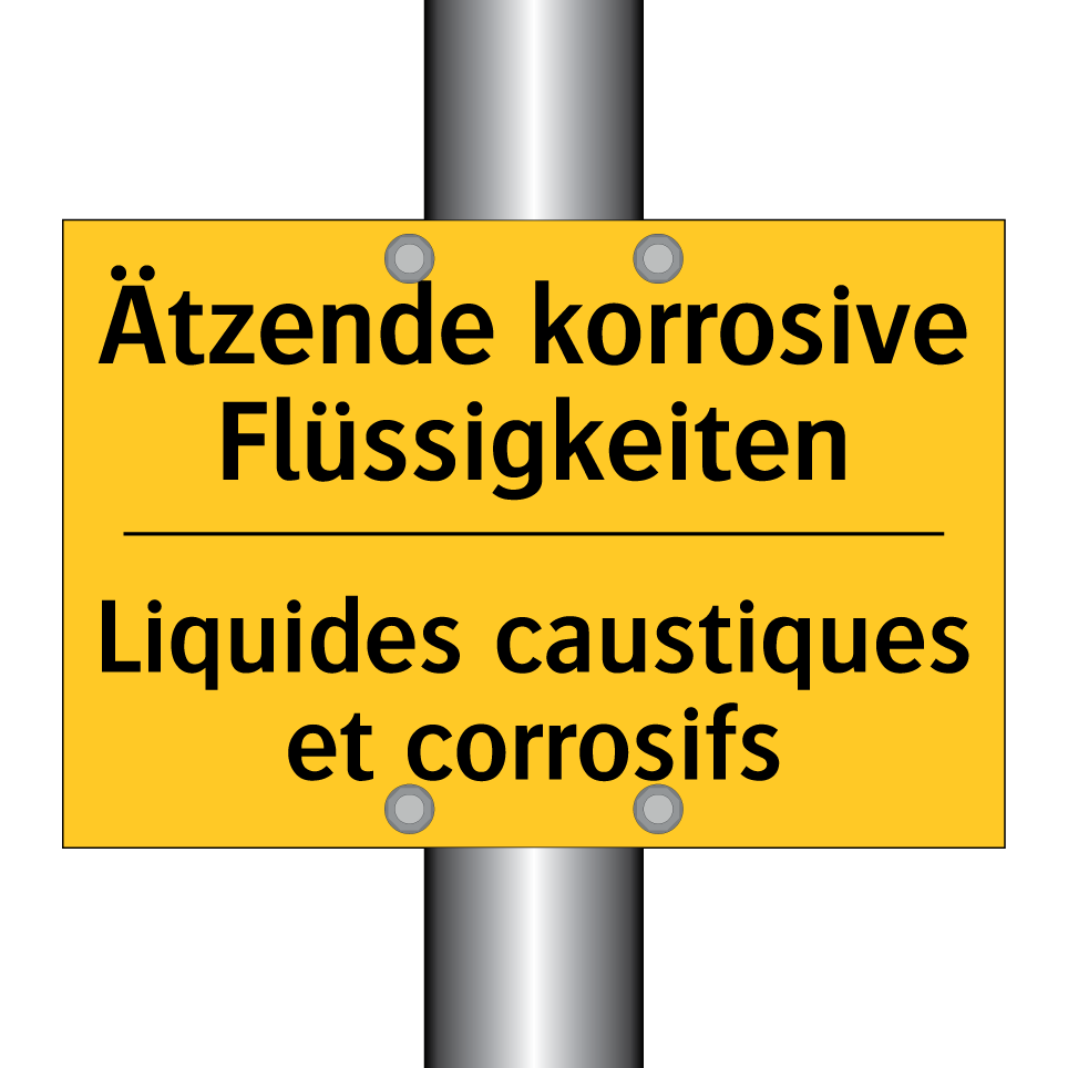 Ätzende korrosive Flüssigkeiten /.../ - Liquides caustiques et corrosifs /.../