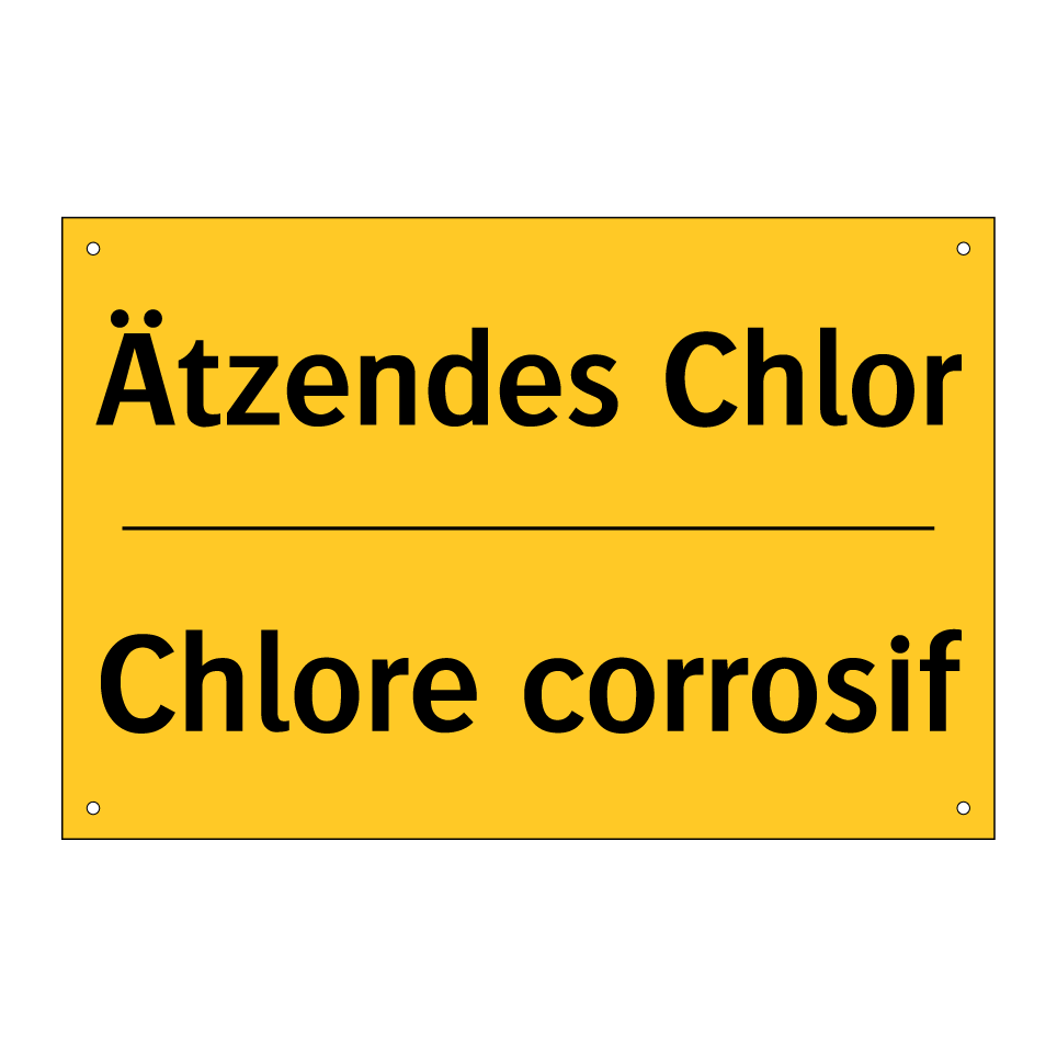 Ätzendes Chlor - Chlore corrosif