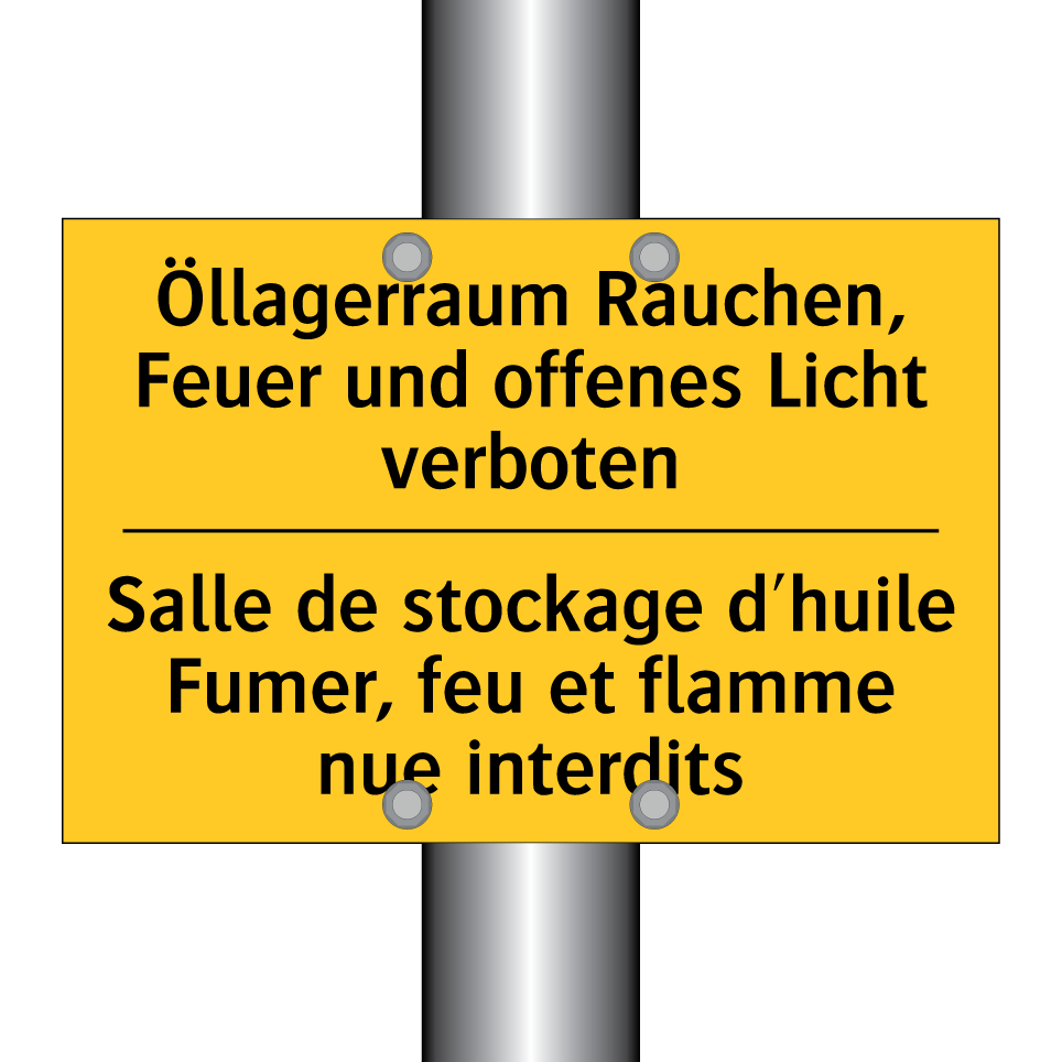 Öllagerraum Rauchen, Feuer und  /.../ - Salle de stockage d'huile Fumer,  /.../