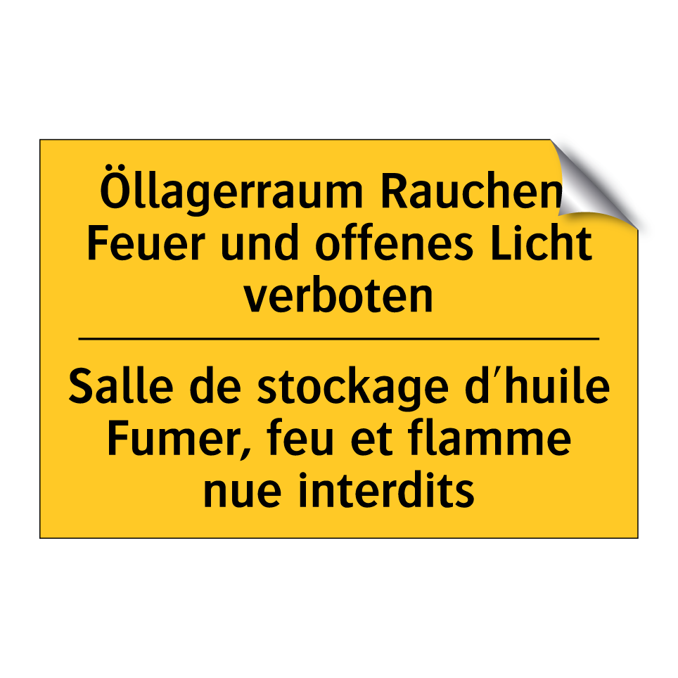 Öllagerraum Rauchen, Feuer und  /.../ - Salle de stockage d'huile Fumer,  /.../