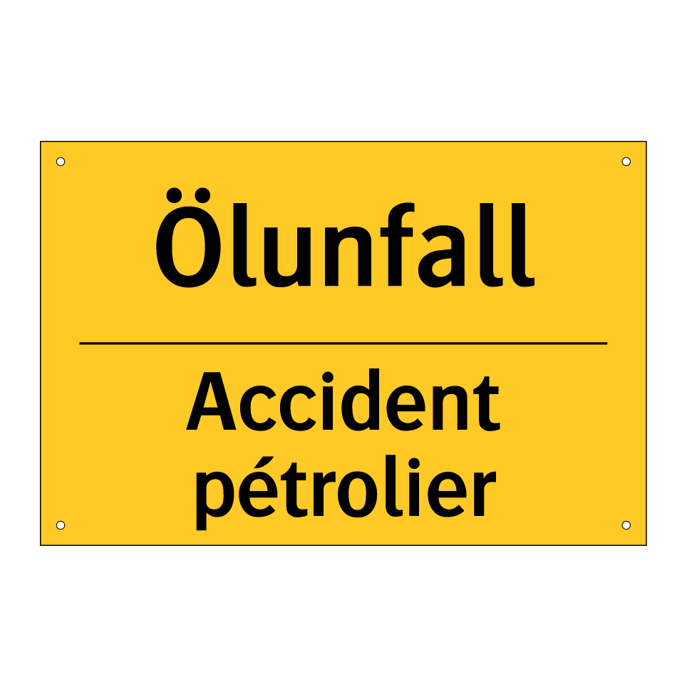 Ölunfall - Accident pétrolier