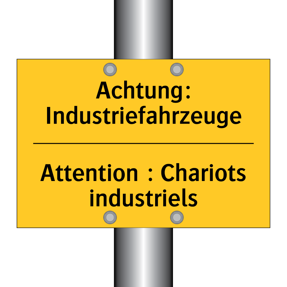 Achtung: Industriefahrzeuge - Attention : Chariots industriels /.../