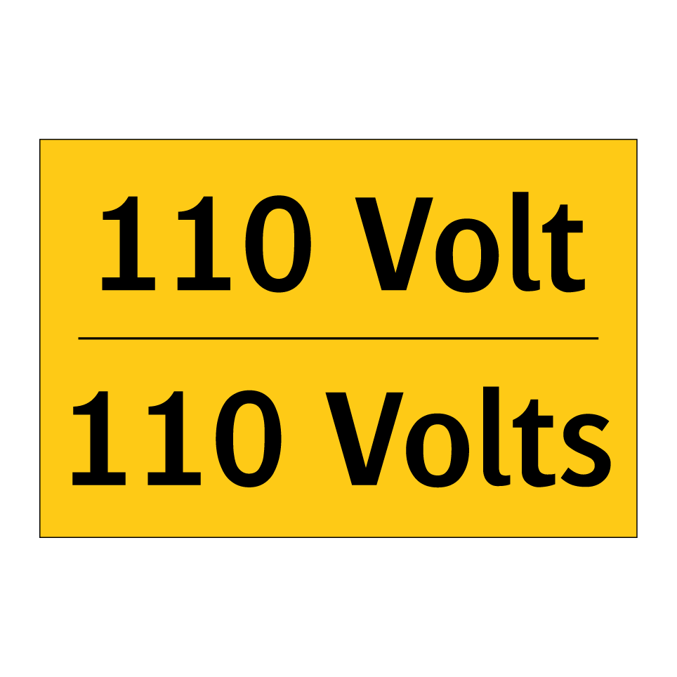 110 Volt - 110 Volts