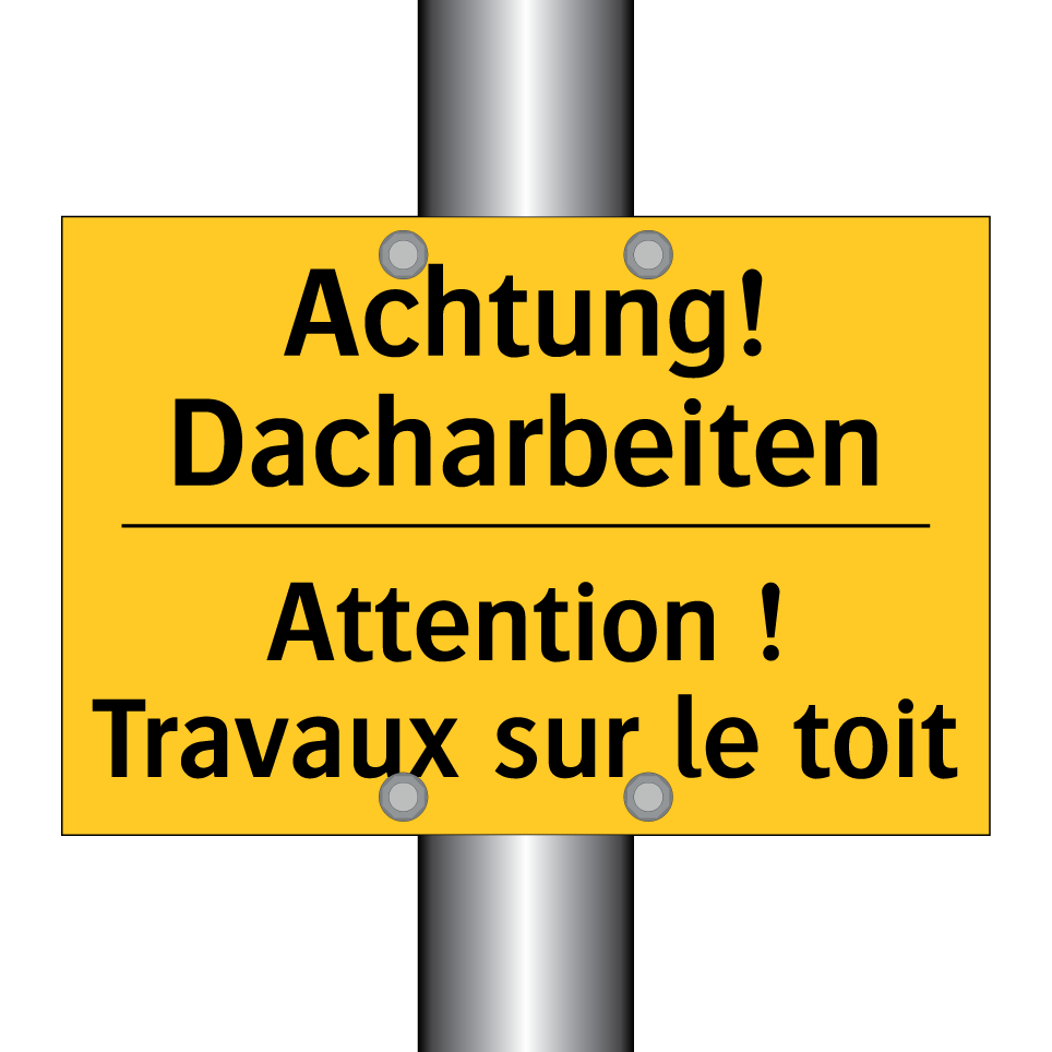 Achtung! Dacharbeiten - Attention ! Travaux sur le toit /.../