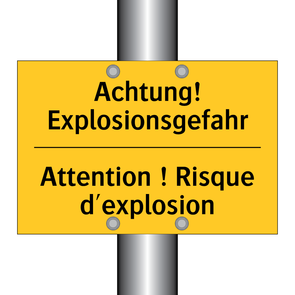 Achtung! Explosionsgefahr - Attention ! Risque d'explosion