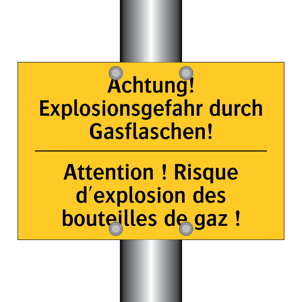 Achtung! Explosionsgefahr durch  /.../ - Attention ! Risque d'explosion  /.../