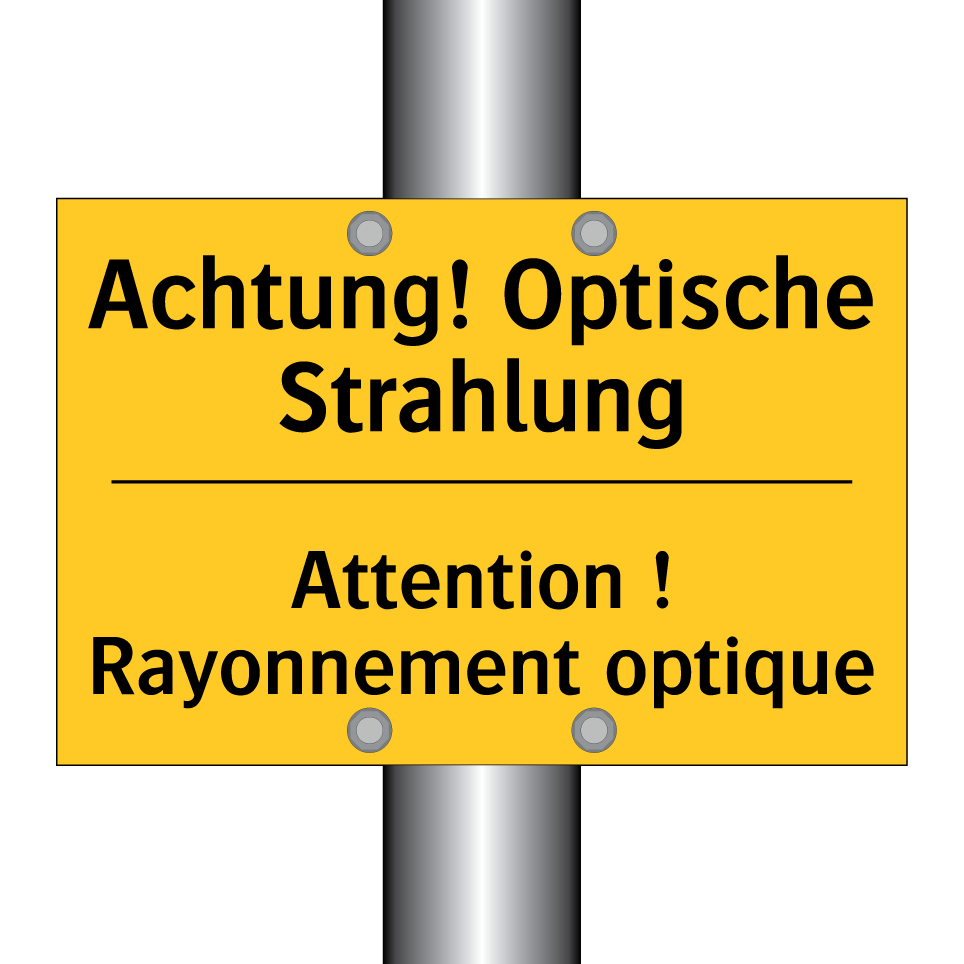 Achtung! Optische Strahlung - Attention ! Rayonnement optique /.../