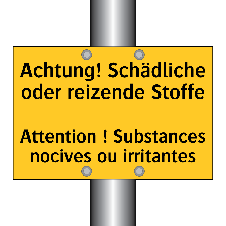 Achtung! Schädliche oder reizende  /.../ - Attention ! Substances nocives  /.../