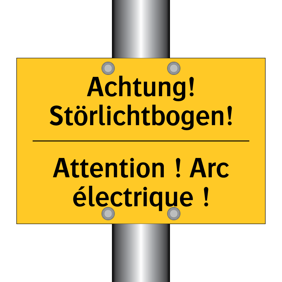 Achtung! Störlichtbogen! - Attention ! Arc électrique !