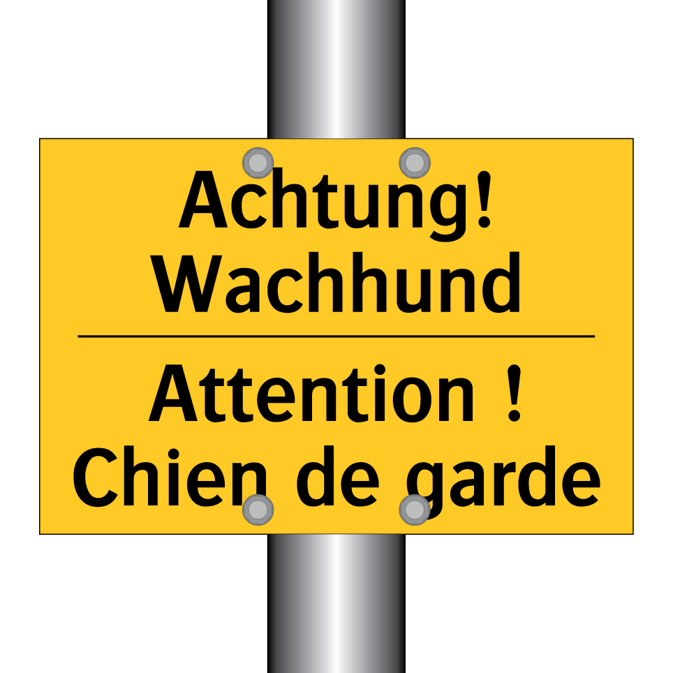 Achtung! Wachhund - Attention ! Chien de garde