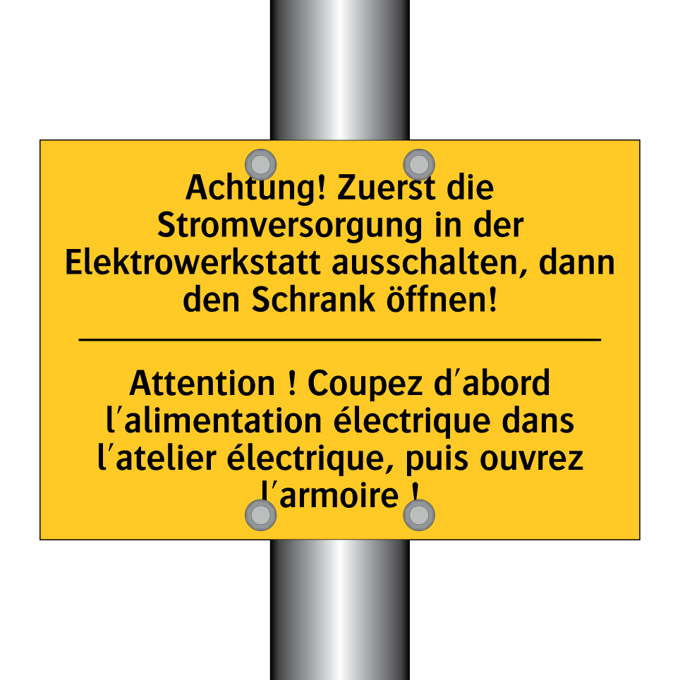 Achtung! Zuerst die Stromversorgung  /.../ - Attention ! Coupez d'abord l'alimentation  /.../