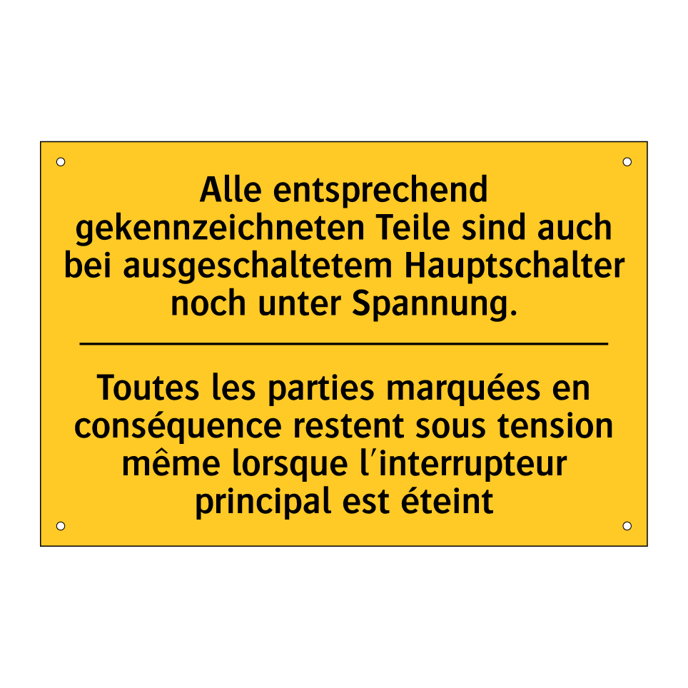 Alle entsprechend gekennzeichneten  /.../ - Toutes les parties marquées en  /.../