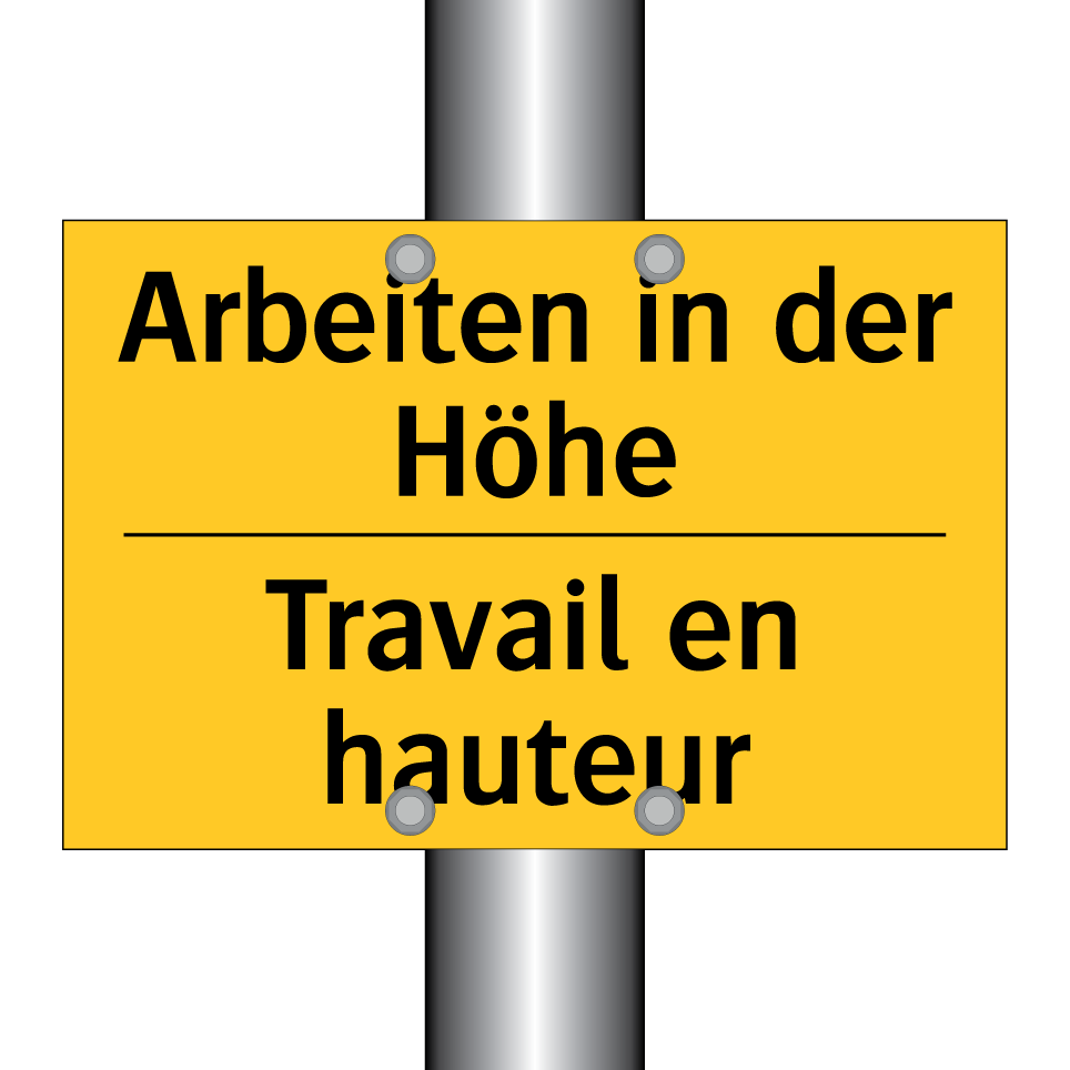 Arbeiten in der Höhe - Travail en hauteur