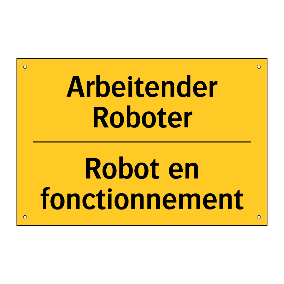 Arbeitender Roboter - Robot en fonctionnement