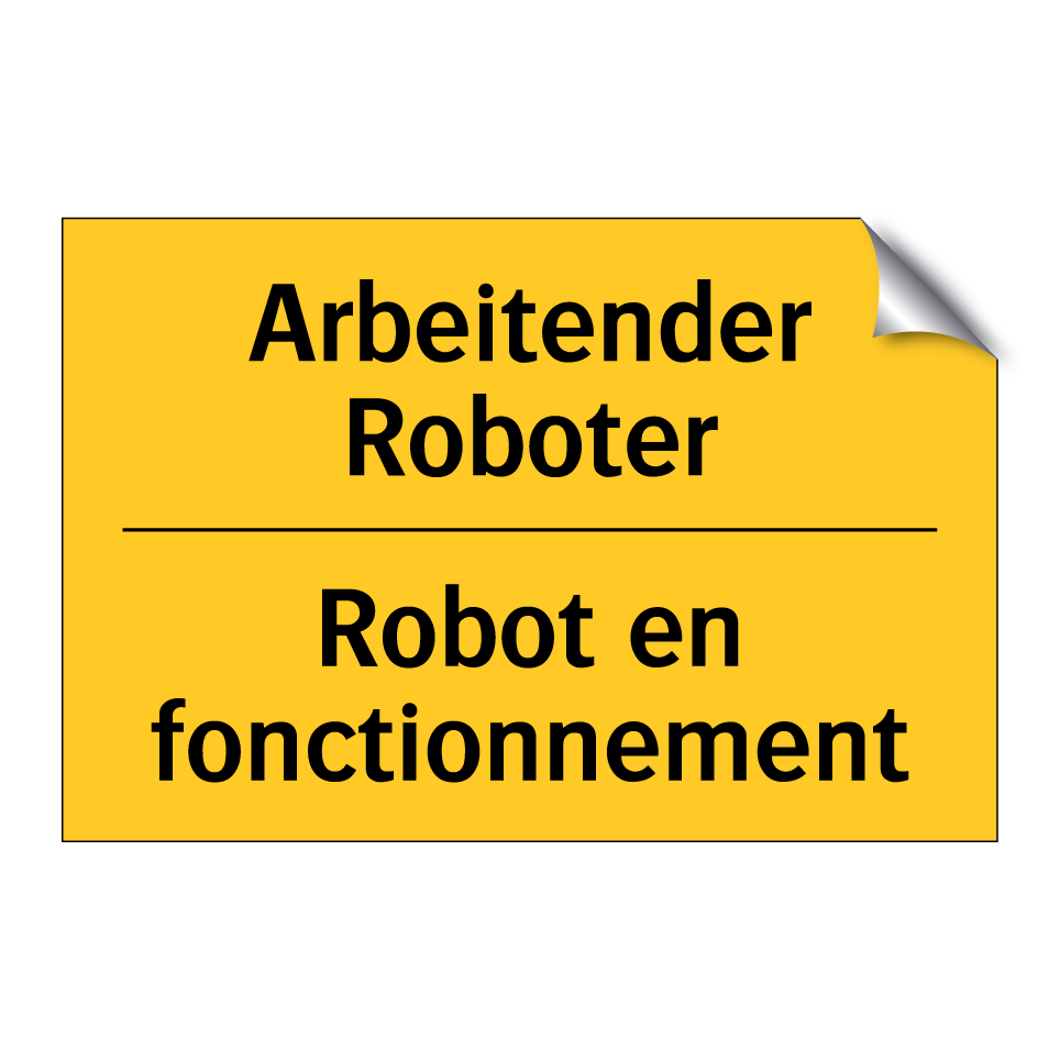 Arbeitender Roboter - Robot en fonctionnement